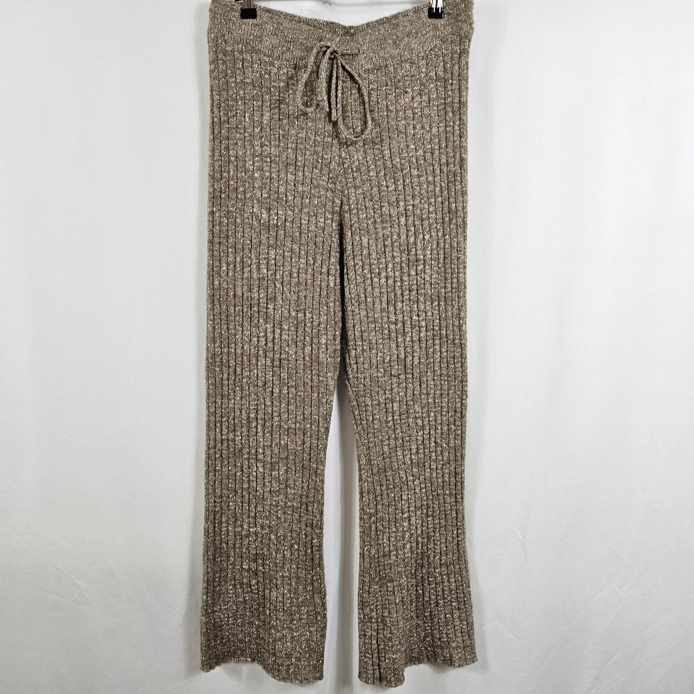 NWT Heartloom Nikita  Ribbed Knit Lounge Pants in Oat - Size M